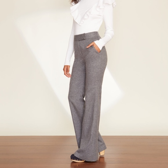 Veronica Beard Pants - Veronica Beard Lebone Brushed Wool Pant